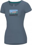 Ocun W Classic T Blau | Größe M | Damen Kurzarm-Shirt