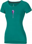 Ocun W Raglan T Blau / Grün | Größe XL | Damen Kurzarm-Shirt