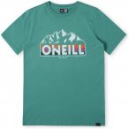 Oneill Boys Outdoor T-shirt Grün | Größe 128 | Jungen Kurzarm-Shirt
