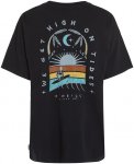 Oneill W Beach Vintage High On Tides T-shirt Schwarz | Größe M | Damen Kurzarm