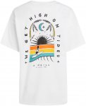 Oneill W Beach Vintage High On Tides T-shirt Weiß | Größe M | Damen Kurzarm-S