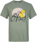 Oneill W Luano Graphic T-shirt (vorgängermodell) Grün | Damen Kurzarm-Shirt