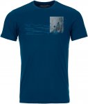 Ortovox M 140 Cool Illu PIC T-Shirt Blau | Herren
