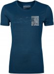 Ortovox W 140 Cool Illu PIC T-Shirt Blau | Größe M | Damen