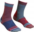 Ortovox W Alpinist Mid Socks Grau / Rot | Größe 39 - 41 | Damen Socken