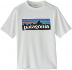 Patagonia Kids Cap Silk Weight T-shirt Weiß | Kinder Kurzarm-Shirt