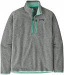 Patagonia M Better Sweater 1/4 Zip Grau | Größe XXL | Herren Fleece-Pullover