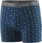 Patagonia M Essential Boxers Briefs 3" Blau | Größe XXL | Herren Kurze Unterho