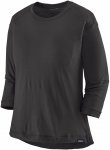 Patagonia W Merino 3/4 Sleeve Bike Jersey Schwarz | Größe XS | Damen T-Shirt