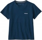 Patagonia W P-6 Logo Responsibili-tee Blau | Damen Kurzarm-Shirt