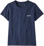 Patagonia W P-6 Mission Organic T-shirt Blau | Größe XL | Damen Kurzarm-Shirt