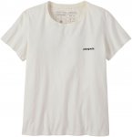 Patagonia W P-6 Mission Organic T-shirt Weiß | Damen Kurzarm-Shirt
