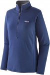 Patagonia W R1 Daily Zip Neck Blau | Größe XS | Damen Sweaters & Hoodies