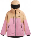 Picture W Exa Jacket Colorblock / Beige / Pink | Damen Ski- & Snowboardjacke