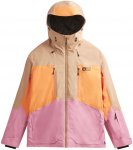 Picture W Fresya Jacket Colorblock / Beige / Pink | Damen Ski- & Snowboardjacke