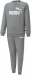 Puma Boys No. 1 Logo Sweat Suit Fl Grau | Größe 176 | Jungen Softshellhose