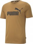 Puma M Essentials Logo Tee Braun | Herren Kurzarm-Shirt