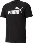 Puma M Essentials Logo Tee Schwarz | Größe XL | Herren Kurzarm-Shirt