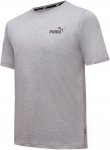 Puma M Essentials Small Logo Tee Grau | Größe XXL | Herren Kurzarm-Shirt