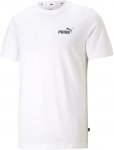 Puma M Essentials Small Logo Tee Weiß | Größe XL | Herren Kurzarm-Shirt