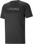 Puma M Puma Fit Logo Tee / Cf Graphic Schwarz | Herren Kurzarm-Shirt