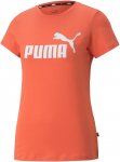 Puma W Essentials Logo Tee Pink | Damen Kurzarm-Shirt