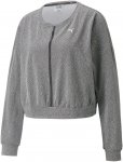 Puma W Stardust Knit Long Sleeve Grau | Größe XS | Damen Langarm-Shirt