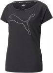 Puma W Train Favorite Jersey Cat Tee Schwarz | Größe L | Damen Kurzarm-Shirt
