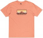 Quiksilver M Step Inside Short-sleeve Orange | Herren Kurzarm-Shirt