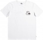 Quiksilver M The Original Short-sleeve Weiß | Herren Kurzarm-Shirt