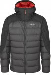 Rab M Infinity Alpine Jacket Grau / Schwarz | Größe XL | Herren Anorak