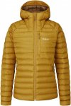 Rab W Microlight Alpine Jacket Gelb | Größe 10 | Damen Anoraks