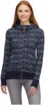 Ragwear W Cinda Zip Blau | Größe S | Damen Sweater