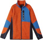 Reima Boys Liukuen Fleece Sweater Orange | Größe 134 | Jungen Anorak