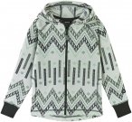 Reima Kids Northern Fleece Sweater Grün / Weiß | Größe 140 | Kinder Anorak