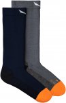 Salewa M Mountain Trn Alpine Merino Crew Sock Blau | Größe EU 39-41 | Herren K