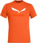 Salewa M Solidlogo Dri Release Tee Orange | Herren Kurzarm-Shirt