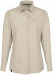 Salewa W Fanes Hemp L/S Shirt Beige | Größe 44 | Damen Hemd
