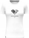 Salewa W Pure Heart Dryton T-shirt Weiß | Größe 36 | Damen Kurzarm-Shirt
