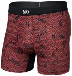 Saxx M Droptemp Cooling Mesh Boxer Brief Rot | Größe XL | Herren Kurze Unterho