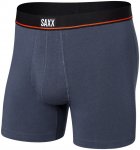 Saxx M Non-stop Stretch Cotton Boxer Brief Blau | Herren Kurze Unterhose