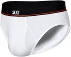 Saxx M Non-stop Stretch Cotton Brief Weiß | Größe L | Herren Kurze Unterhose