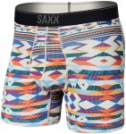Saxx M Quest Boxer Brief Gestreift / Bunt | Herren Kurze Unterhose