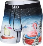 Saxx M Volt Boxer Brief Blau / Weiß | Herren Kurze Unterhose