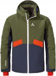 Schöffel Boys Ski Jacket Brandberg Colorblock / Blau / Grün | Größe 140 | Ju