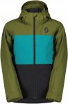 Scott Boys Ultimate Dryo 10 Jacket Colorblock / Grün | Jungen Ski- & Snowboardj