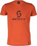 Scott Junior 10 Icon S/sl Tee Orange | Größe 140 | Kinder Kurzarm-Shirt