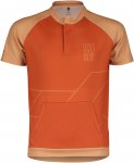Scott Junior Rc Team S/sl Shirt Orange | Größe 128 | Kinder Kurzarm-Radtrikot