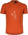 Scott Junior Trail Flow 20 Dri S/sl Shirt Orange | Größe 128 | Kinder Kurzarm-