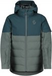 Scott Junior Ultimate Insulated Jacket Colorblock / Grün | Kinder Ski- & Snowbo
